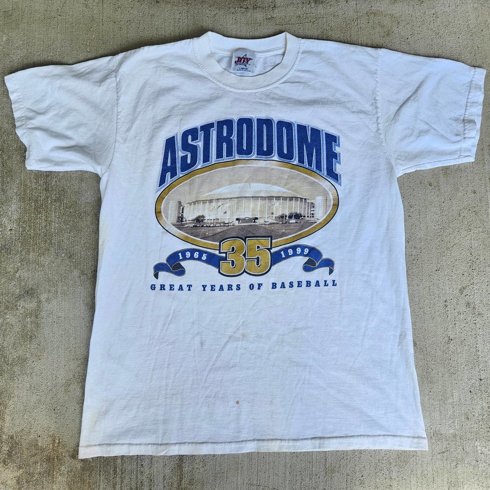 35TH Anniversary Houston Iconic ASTRODOME Tshirt Sz L